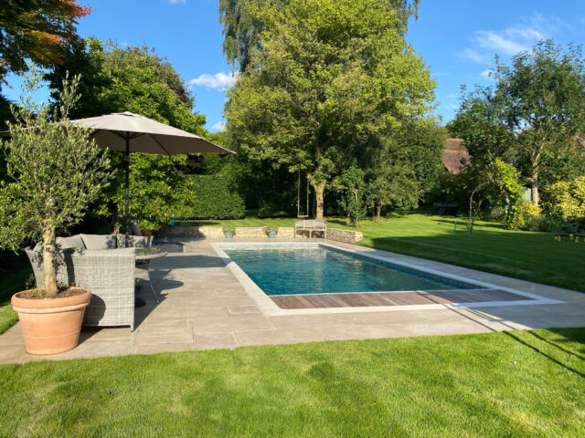 Garden Pool Installation