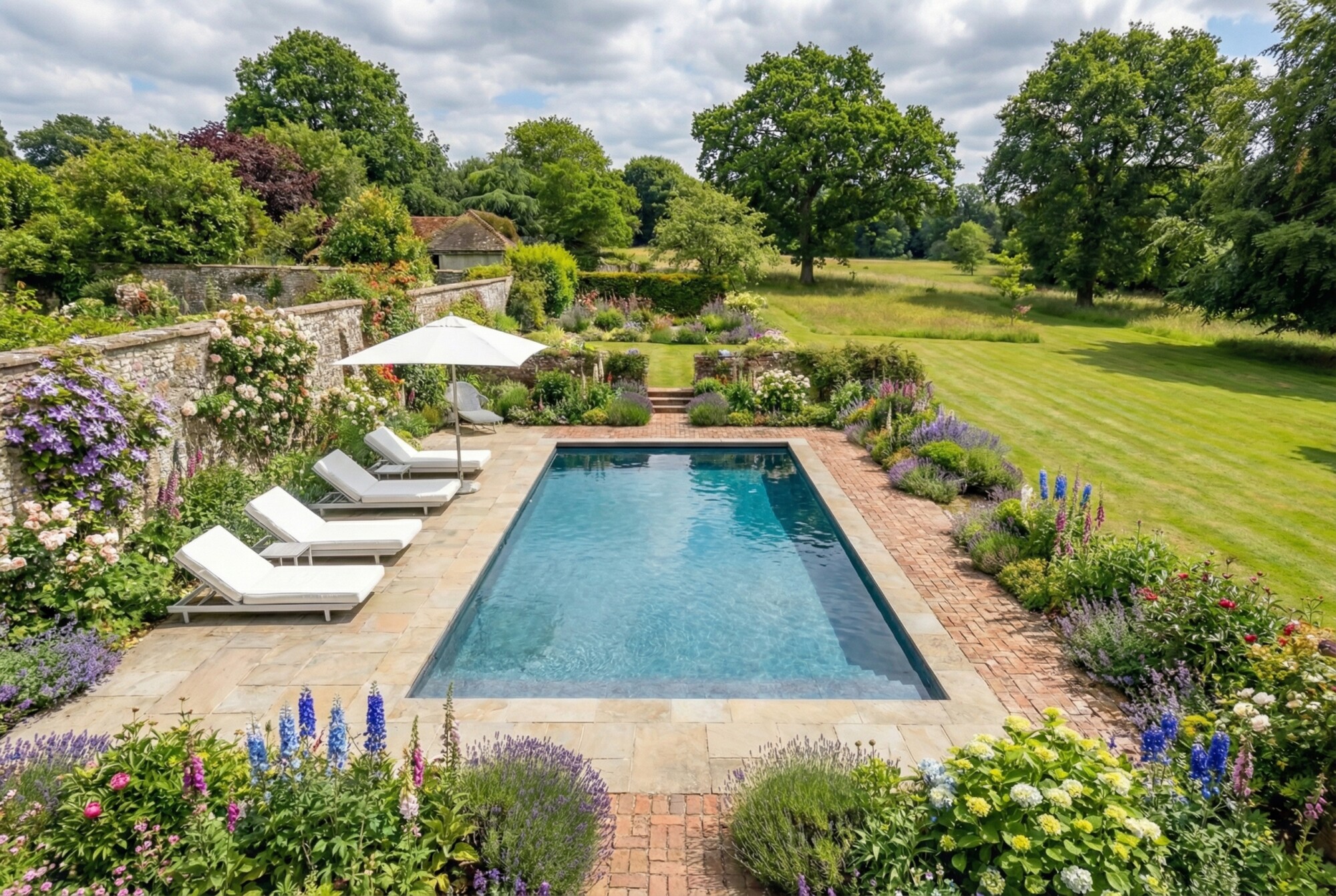 Swimming pool installation by Desjoyaux Pools